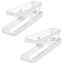 Eierhalter für KüHlschrank, Platzsparende Eierablage KüHlschrank-Eierablage für KüHlschrank-Arbeitsplattenschrank (Weiß)