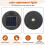 12 Pack Replacement Solar Light Parts Solar Light Replacement Tops Waterproof LED Solar Panel Lantern Lid Light Outdoor 9