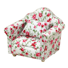 Divano Singolo nel Miniatura per Casa Delle Bambole nel Scala 1/12 con Cuscino Simulazione Giocattoli per Mobili per Accessori per La Decorazione