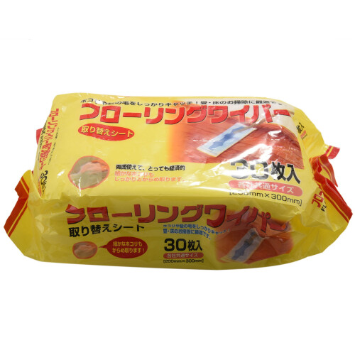 30Pcs / Pack Disposable Bed Linen Floor Cleaning Wipes Electrostatic Mop Dusting Paper 5 Packs 1