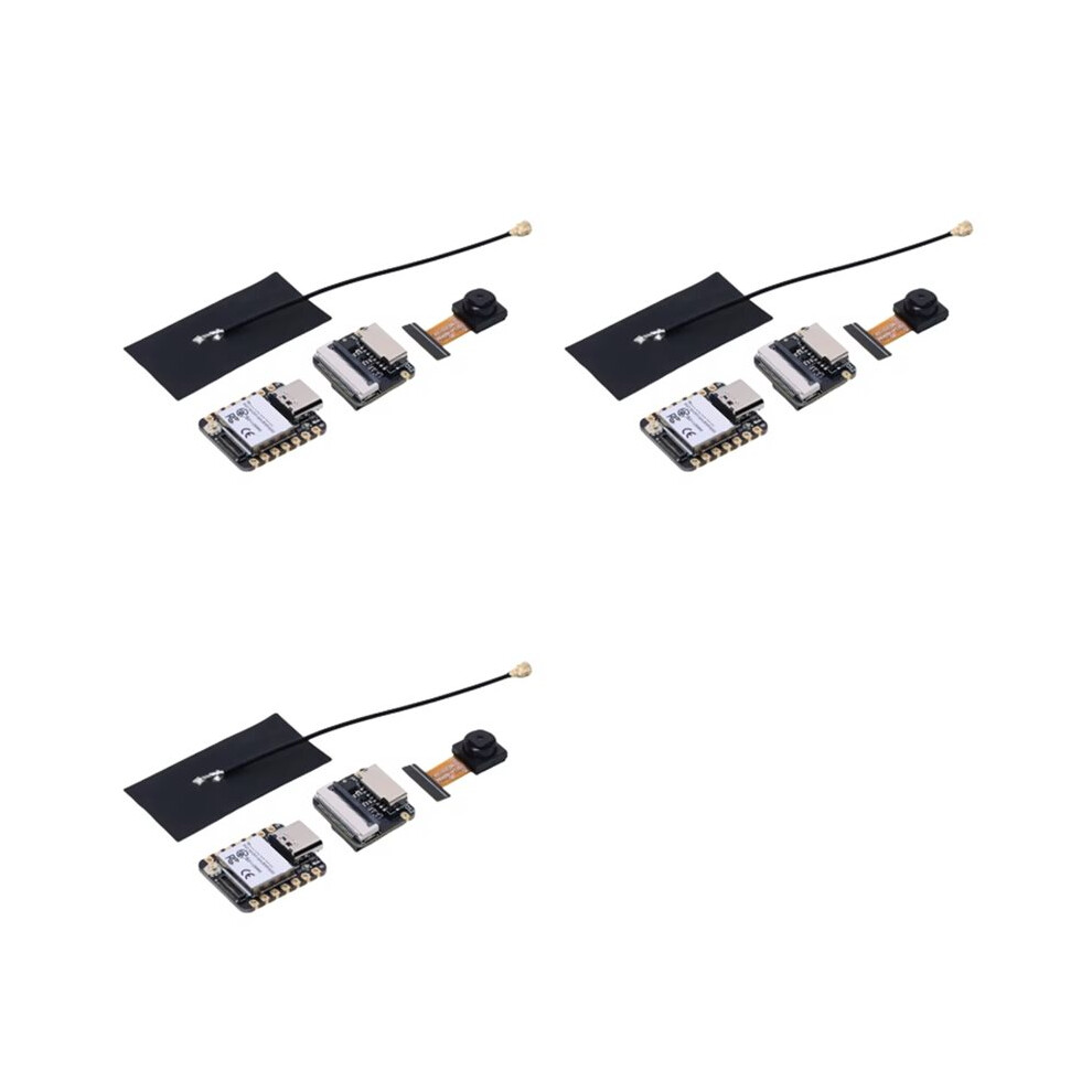 3X Xiao Esp32 S3 Sense-Seeeduino Xiao Esp32s3 Sense With Ov2640 Camera Sensor, 2.4Ghz Wi-Fi,Ble 5.0,Microphone, 8Mb 6034127343850