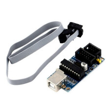 ICSH031A USBtinyISP AVR Programmer Downloader with 6pin Programming Cable for
