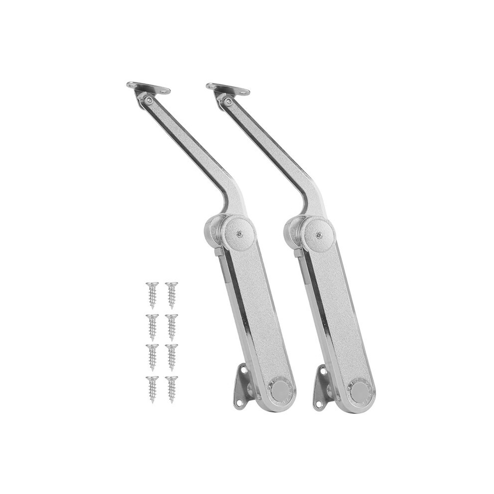 2 Pack Lid Support Hinges Lid Stay Hinge For Extra-Long Upper Cabinet & Rv Cabinets, 30 - 90 Lid Stay 4714218303216