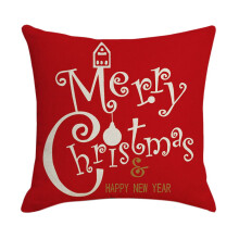 Jul Helt Nytt ÖRngott Santa Square Heminredning Linne ÖRngott Kuddfodral Till Soffa Bilpresent 45X45Cm A