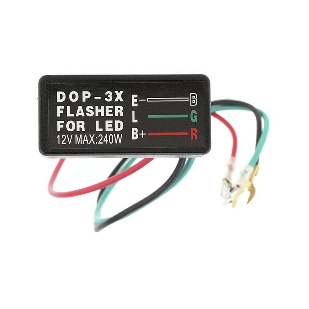 Universal 3 Pin Led Flasher Relay Car Bike Turn Signal Indicator Relay For Car Motorcycle Led Turn Signal Light 4712673033679