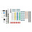 With 830 Tie-Points Breadboard Resistor Capacitor LED Potentiometer  Kit 5