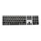 2pcs Silicone Thin Keyboard Skin Cover Protector with Numeric Keypad For   - Black & Transparent 4