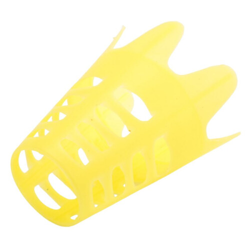 Mat Tees Yellow Plastic  Simulator Tees for Winter Turf and Driving Range Home Training  Tees 18Pcs 1