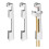 18-Teiliges Billard-Queue-Reparatur-Set mit 2 Queue-Klemmen und 10 Billard-Queue-Spitzen 2