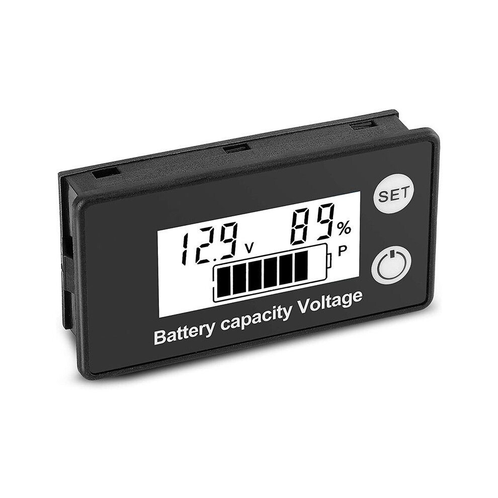Battery Monitor, Cart Battery Testers Digital Battery Capacity 8-100V Voltage Monitor Remaining Capacity Tester 6031665764802