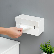 3X Ensemblechen Couverture de Boîte Une Mouchoirs Porte-Serviettes pour Essuie-Tout Blanc