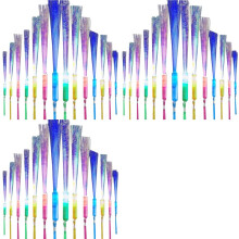 180 PCS Fibre Optique Baguettes Glow Wands LED Light Bâtons Clignotants pour Enfants Fête D'Anniversaire Mariage Halloween Noël