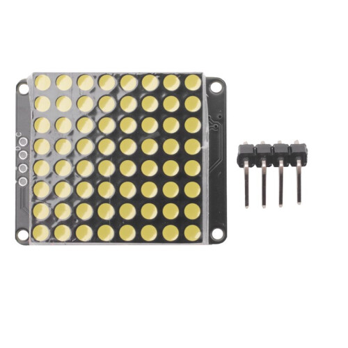 8X8 LED Matrix Module HT16K33 I2C Interface LED Dot Matrix Module Support Expansion Connection LED Electronic Screen B 1