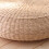 Runder Stroh-Bodenhocker, beige, 40 cm 2