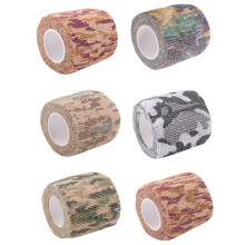 6 Rouleaux de Ruban D'Emballage en Vrac (Couleurs Assorties et de Camouflage AléAtoires) Ruban de Premiers Soins VéTéRinaire Auto-AdhéSif AdhéSif