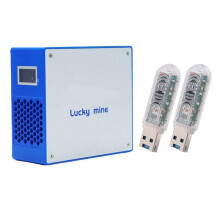 Minero Silencioso Bitcoin Lucky Miner LV07+LV03, Algoritmo SHA256 de 1TH/S, Minero de Criptomonedas Crypto Solo Asic, Enchufe Australiano