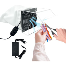 Pipe Cleaners Dust Vacuum, for Crafts Supplies,Picking Debris and From Pipe Cleaners, Adjustable Wind Speed US Plug
