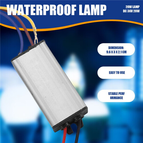 LED-Lamptransformator Driver Voeding  36V 20W Waterdicht 1