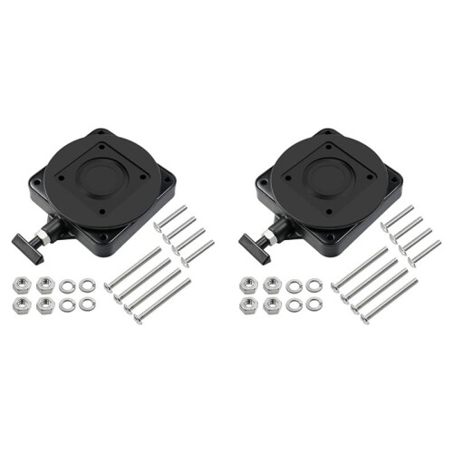 2Pack 2207003 Low-Profile Swivel Base Compatible with for Ca-Nnon 3991913 Downrigger Mount
