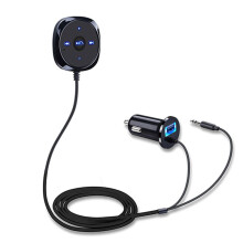 -Compatible Adapter Audio Receiver 3.5mm AUX Audio Music Receiver Adapter for Car Stereo with AUX in