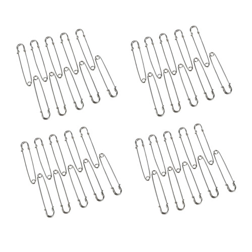 40 PCS 4 Inch Large Metal Safety Pin