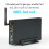 3.5'' HDD SSD Enclosure Portable USB3.0 Rj45 Ethernet NAS Network Streaming Server Storage for Case UK Plug 2