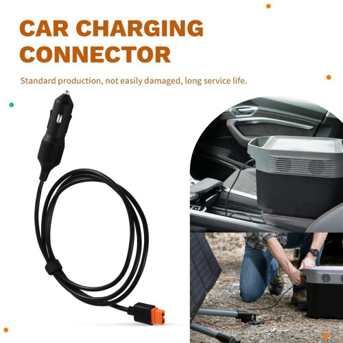 Portable Car Charging Cable Car Charging Connector for  Solar Generators Adapter Cable 2