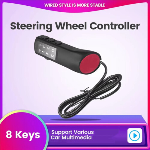 2X Universal 8keys Steering Wheel Button Control for Android Car Radio Navigation Multifunctional Remote Controller SWC