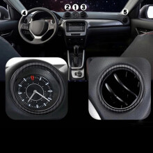 5Pcs Dashboard Air Conditioning Outlet Vent Cover Trim ABS Carbon Fiber Interior Kit for Vitara 2015-2020