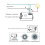 3X 5.8GHz  System LED Microwave 360 Degree Motion Sensor Light  Body Motion Detector 4