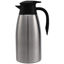 2X Silver 304 Stainless Steel 2L Thermal Flask Vacuum Insulated Water Pot Coffee Tea Milk Jug Thermal Pitcher