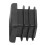 200pcs Plastic Square Tube Inserts End Blanking Caps 20mm x 20mm Black 8