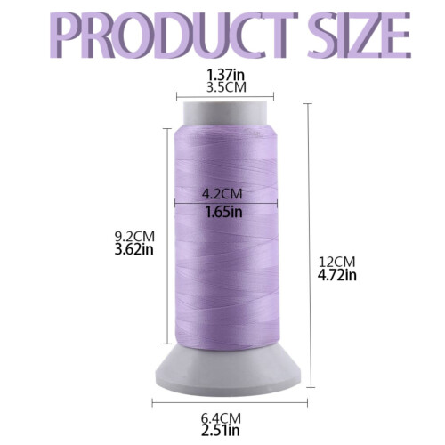 Glow-in-the-Dark Sewing Thread Spool 100m 1