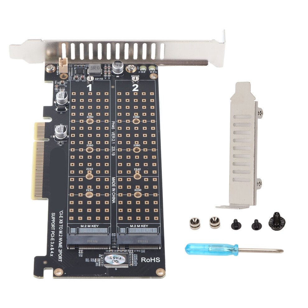 32Gbps Dual Nvme Pcie X8 Expansion Card 7790334527634