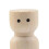 Lot de 6 figurines en bois vierges (4,5 x 1,8 cm) 4