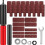 Drum Sander Set,Rubber Sanding Drum Spindle Sander Adapter with 120 Grit Sandpaper Drum, Power Drill Driven Drum Sander 1