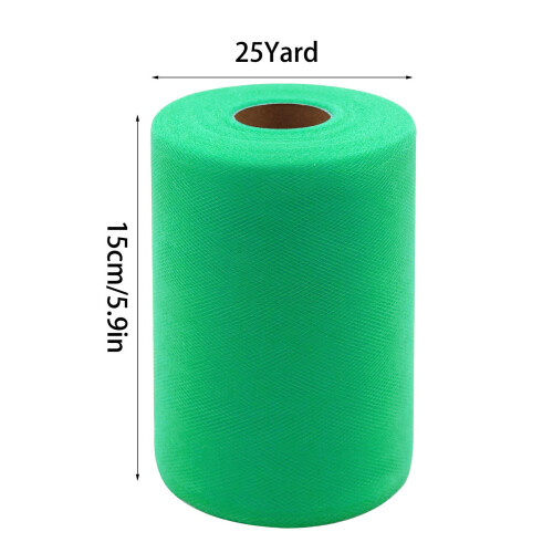 Polyester tyllstoffrull 6" x 25 meter 2