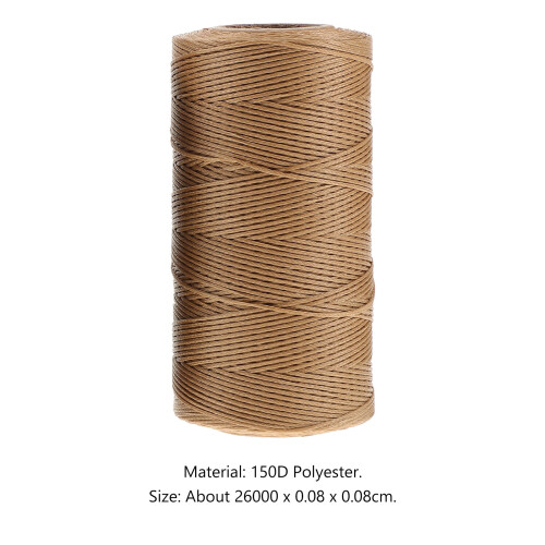 Επίπεδο κερωμένο νήμα πολυεστέρα Homoyoyo 260m 0.8mm 3-πακέτο 1