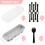 Minibrödformar med lock, 100-pack aluminiumfolie 2