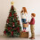 Orange Velvet Ribbon Bow for Christmas Tree – 1 Pack 4