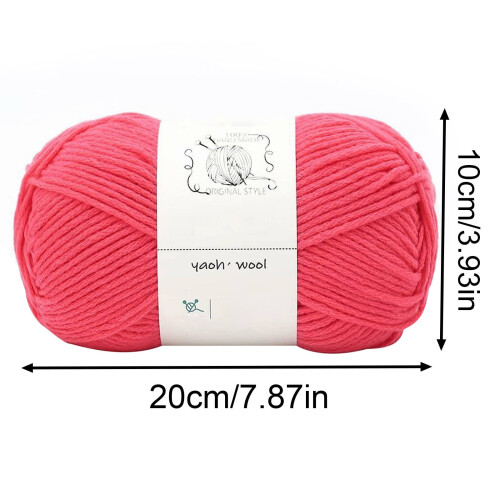 Cotton Yarn Soft Hand Knitting Crochet 100g 2