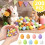 Mini uova di Pasqua in schiuma - Multicolore, 200 pezzi 2