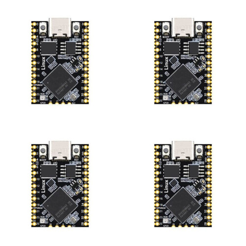 4X for Raspberry Pi  2 RP2350B Linux  Development Board with PSRAM-8MB Full 48 GPIOs Output for Linux