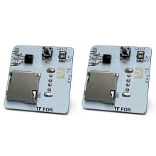 2X New Dual TF Adapter for for WiiU Console Button USB Plug-in to Expand Memory Update Games Accessories