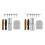 2 Set Replacement Accessories Kit for  D20 Pro/D20  Robot Vacuum Main Side Brushes Filter Mop Cloth 1