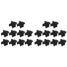 20PCS RJ45 Protector Blocker Protective Cover, Anti-Dust Cover Cap, RJ45 Dust Plug Sealing Plug for Swither, Router