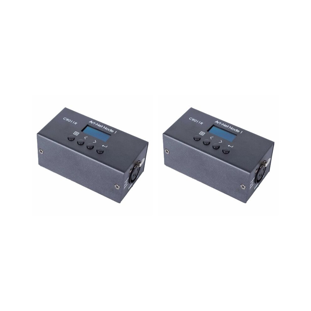 2X Artnet Bi-Directional Dmx Ethernet Lighting Controller Interface 1 Universe 4711123166684