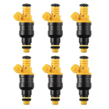 6X Flow Matched 0280150943 Inyectores de Combustible para  4.6 5.0 5.4 5.8 Mustang F-150 F-250 F-350 E-150 E-250