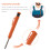Solid Carpenter Pencil Set with 1 Refill Leads, Built-in Sharpener, Deep Hole Mechanical Pencil  Marking Tool I 5
