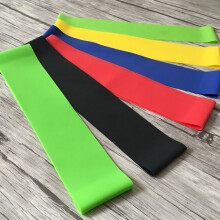 Multi-Functional Sports Resistance Belt Fitness Exercise Rubber Latex Yoga Gym Strength Training Belt Sports And Fitness Equipment 50050Mm -